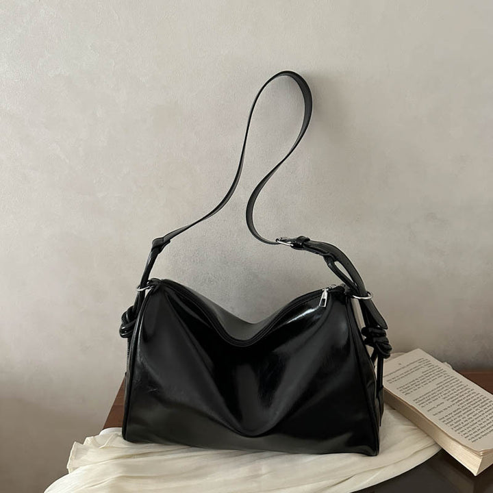 New Fashion Commuter Trendy Texture Single Shoulder Underarm Bag Premium Design Large Capacity Tote Bag