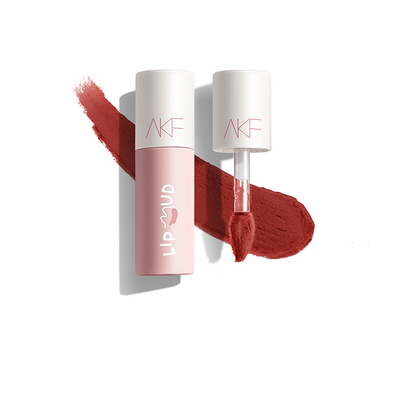 AKF Lip Mud Lipstick Women's Transfer-Proof Matte Lip Gloss