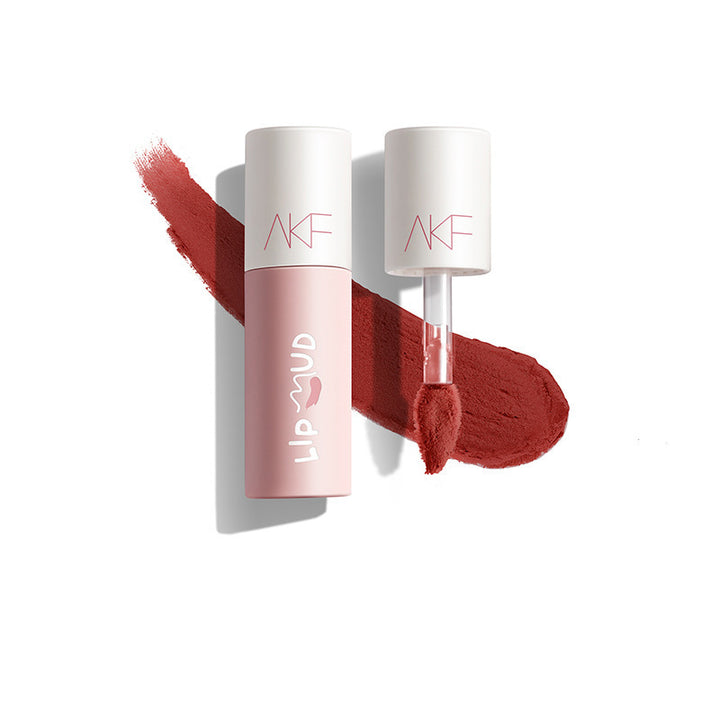 AKF Lip Mud Lipstick Women's Transfer-Proof Matte Lip Gloss