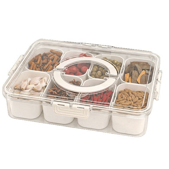 香料收纳盒家用食品级大料花椒分装多格厨房调料罐佐料干料密封盒