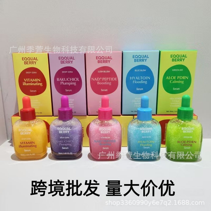 跨境现货EQQUAL BERRY补骨脂酚丰盈维他命精华液泥膜洗面奶面霜