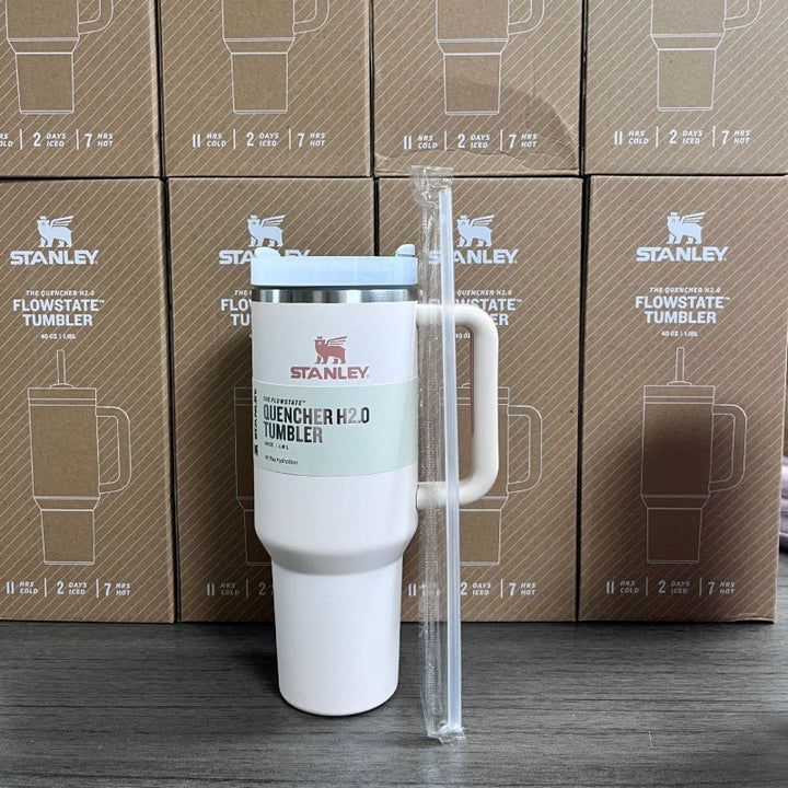 新款史丹利STANLEY2代40oz手柄杯双层不锈钢保温保冷汽车杯冰霸杯