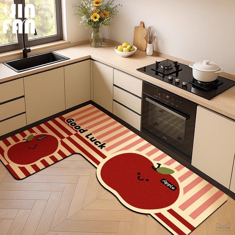 Fruit L Kitchen Non Slip Floor Mat