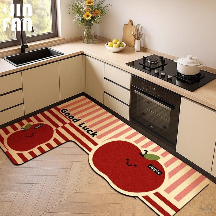 Fruit L Kitchen Non Slip Floor Mat