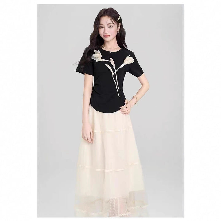 Clearance Sale Dress T-Shirt & Skirt Set - Final Sale No Returns