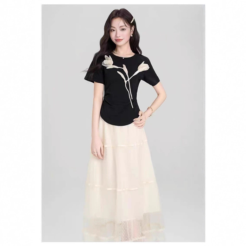 Clearance Sale – Dress, T-Shirt & Skirt Set (Final Sale, No Returns)