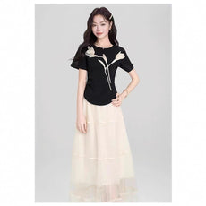 Clearance Sale – Dress, T-Shirt & Skirt Set (Final Sale, No Returns)