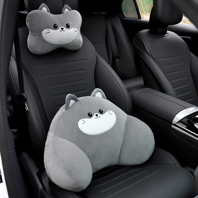 Car Neck Pillow All Season Universal Waist Support Cute