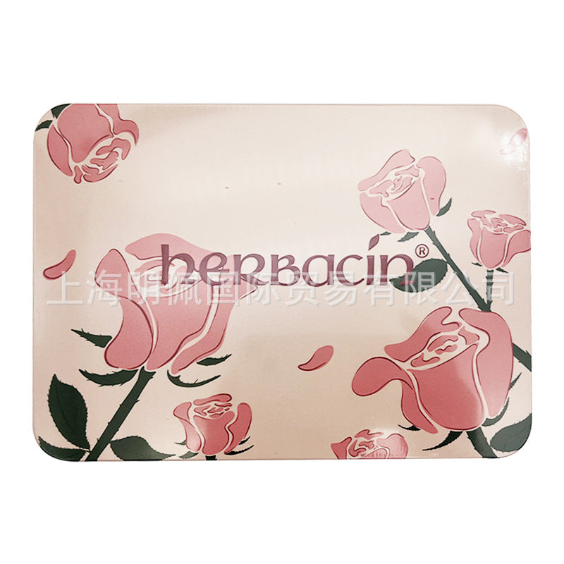 Herbacin German Chamomile Hand Cream Gift Set – Rose Tin Box Moisturizing Gift