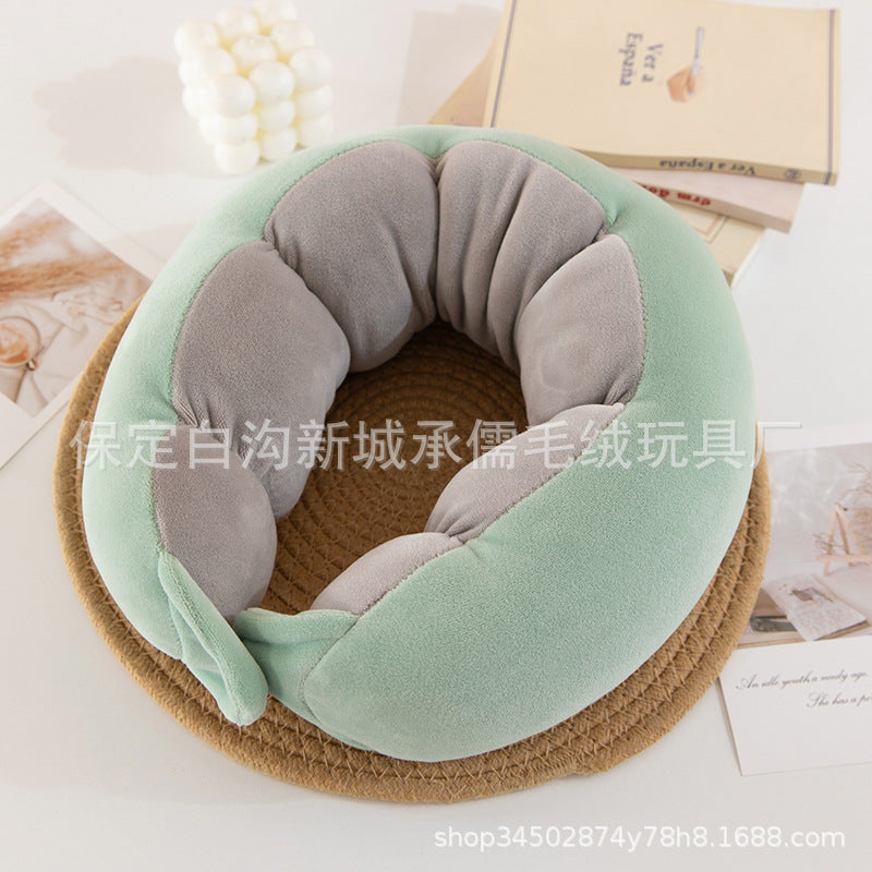Memory Foam U Neck Pillow Travel Gift Logo