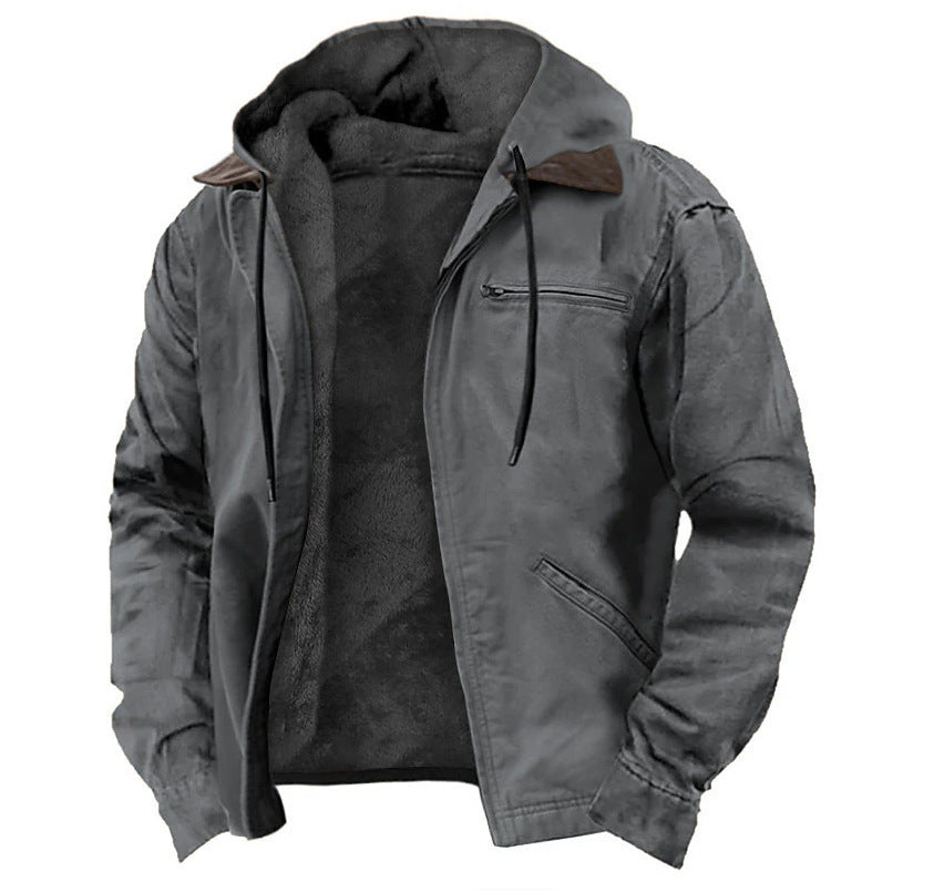 Cotton Casual Men Jacket Men's Cotton