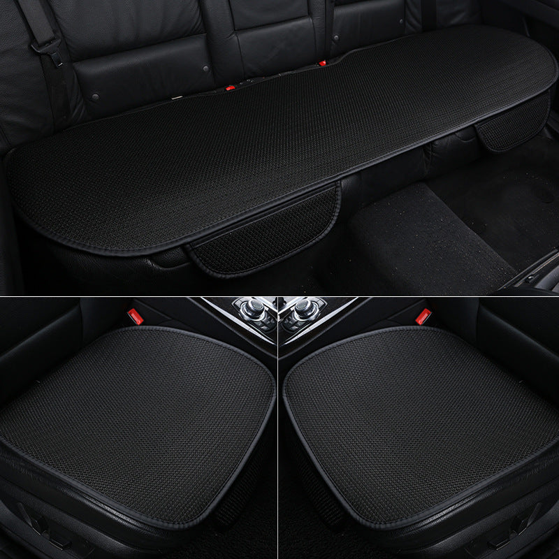 Ice Silk Cool Car Seat Cushion – 3-Piece No-Backrest Breathable Non-Slip Single Pad
