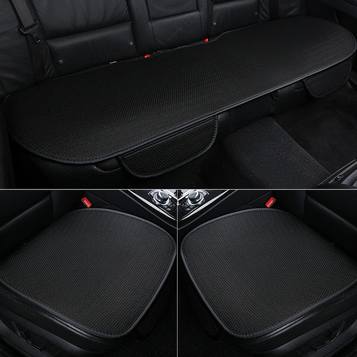 Ice Silk Cool Car Seat Cushion – 3-Piece No-Backrest Breathable Non-Slip Single Pad