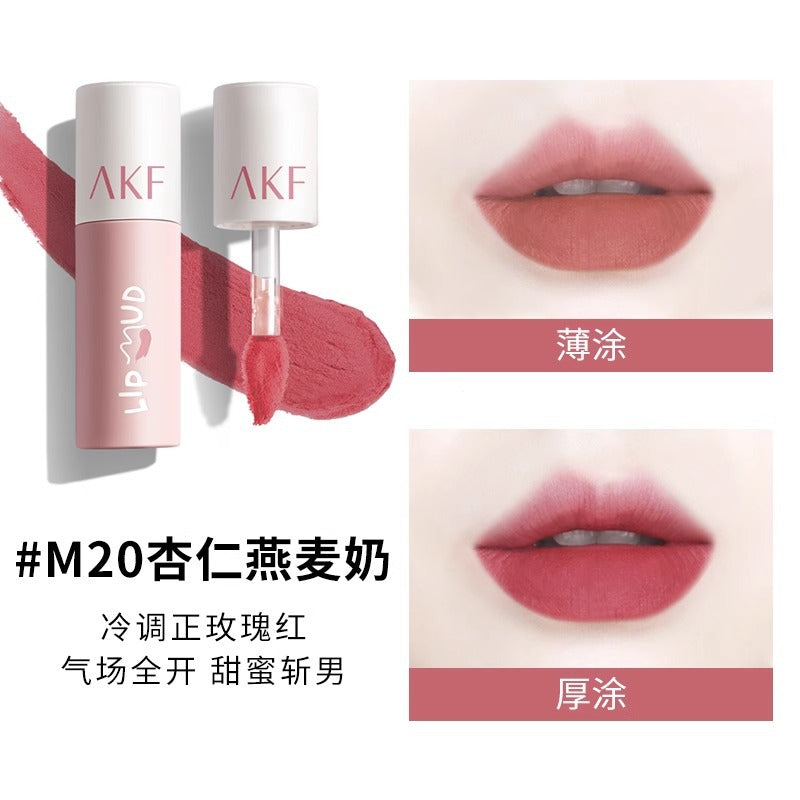 AKF Lip Mud Lip Gloss Brightening Lipstick