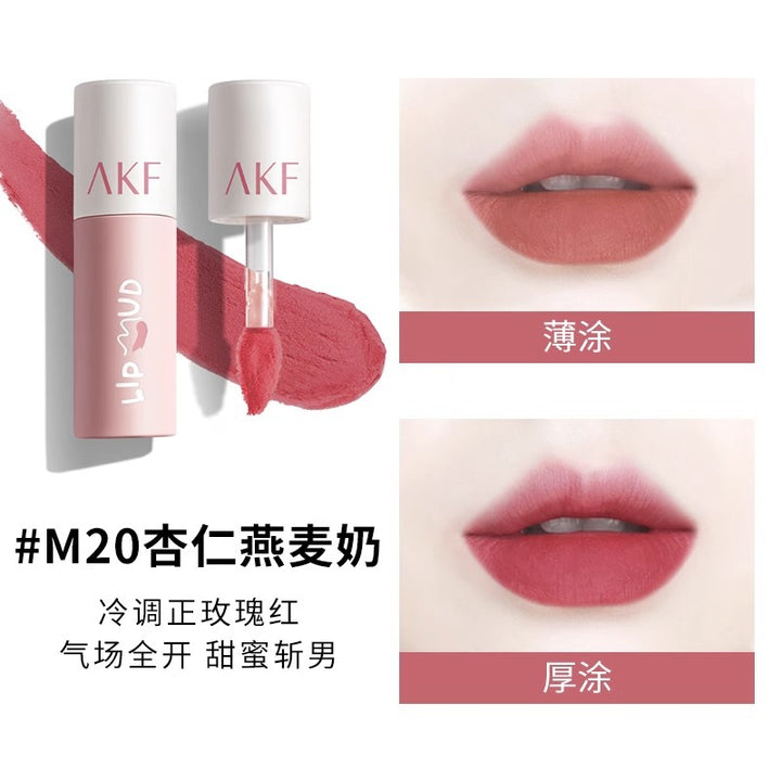 AKF Lip Mud Lip Gloss Brightening Lipstick