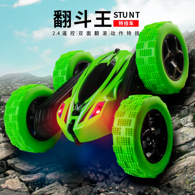 玩具翻滚特技翻斗车360度遥控车越野汽车儿童男孩RC car toys