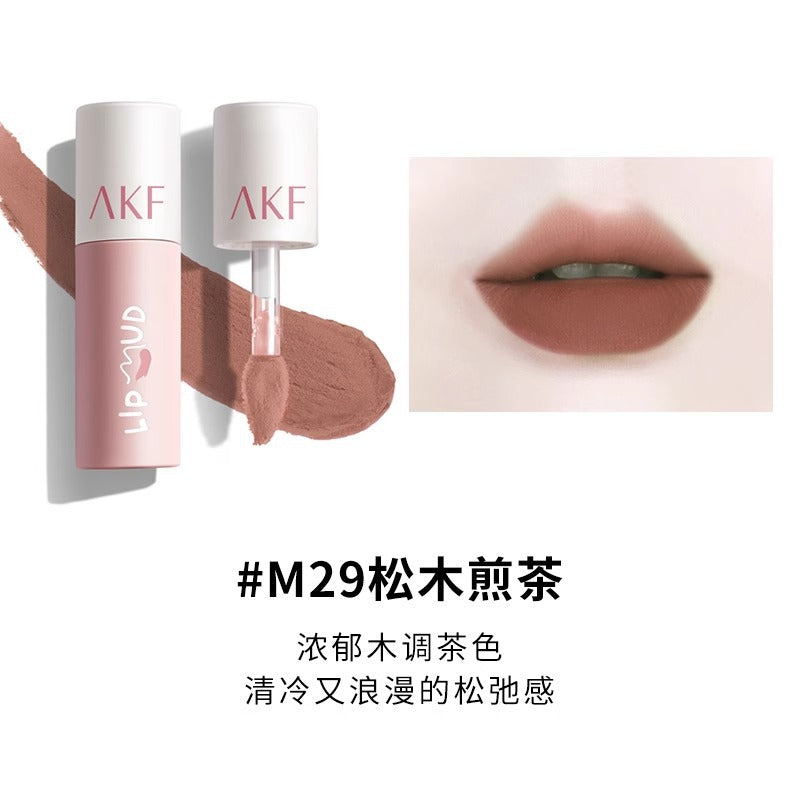 AKF Lip Mud Lip Gloss Brightening Lipstick