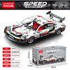 Apollo Sports Car Building Blocks Set – High-Difficulty Drift Racing Car Model Assembly Toy