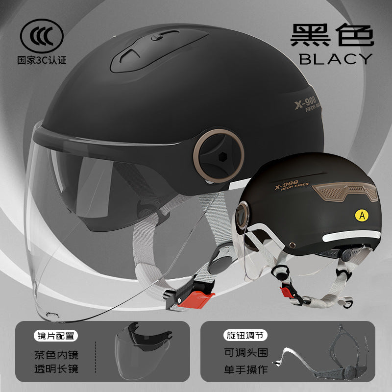 3 c Motorcycle Helmet Men's Women's