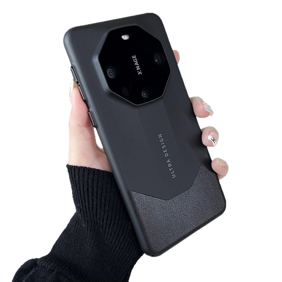 For Huawei Mate 80 Pro Phone Case M 70 Vegan Leather Frosted Soft Touch PC