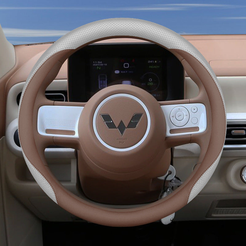 Wuling Mini EV Steering Wheel Cover – Four Season Universal Car Handle Cover