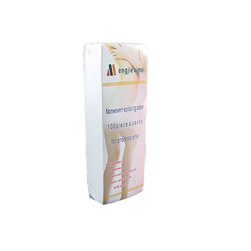 100pc Salon Non-Woven Wax Strips – Professional Disposable Hair Removal Wax Paper