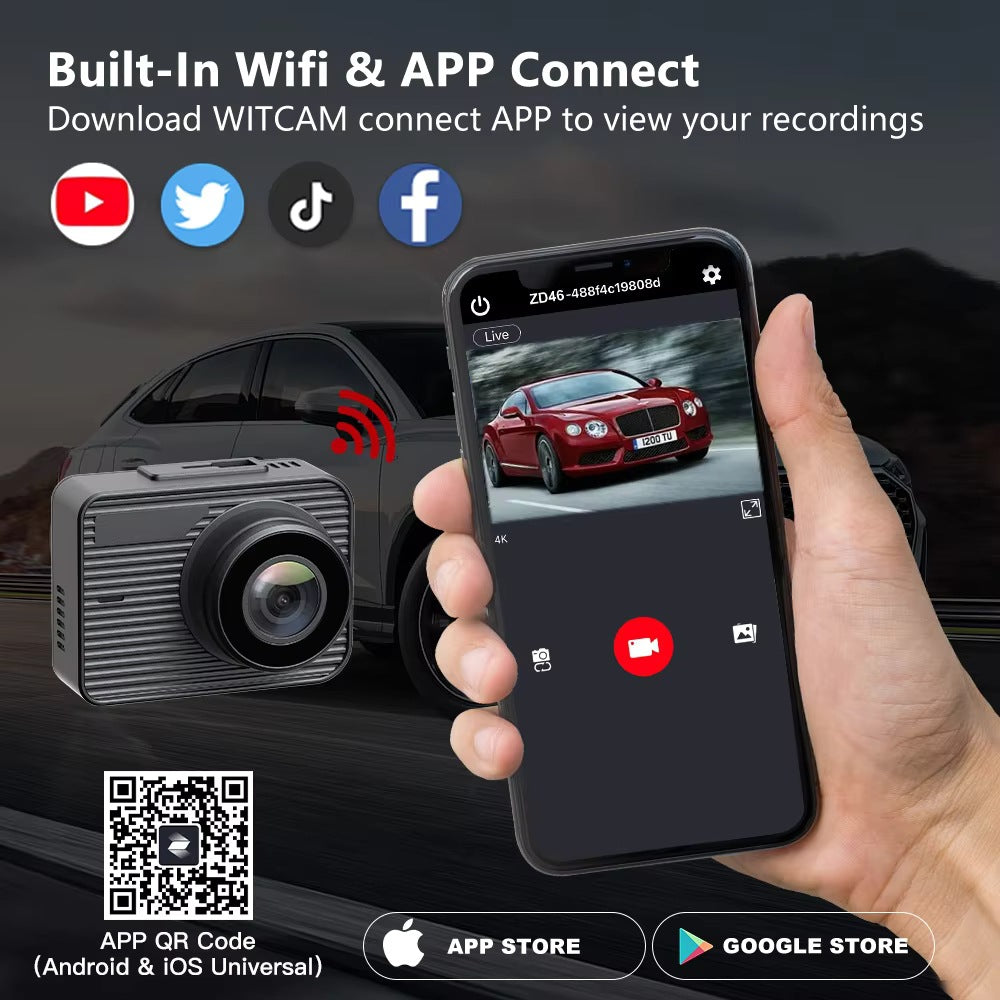 4 k Car WiFi GPS