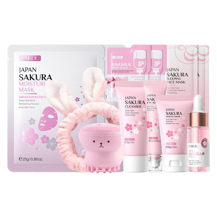LAIKOU Cherry Blossom Skincare Set Set Face Full Set Hydrating Factory