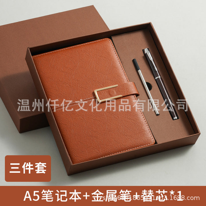 新款笔记本礼盒保温咖啡杯套装伴手礼高档记事本子节假日礼品定制