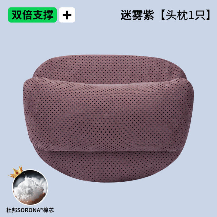 Car Pillow Premium Feel Breathable Cotton Neck Pillow Car Pillow