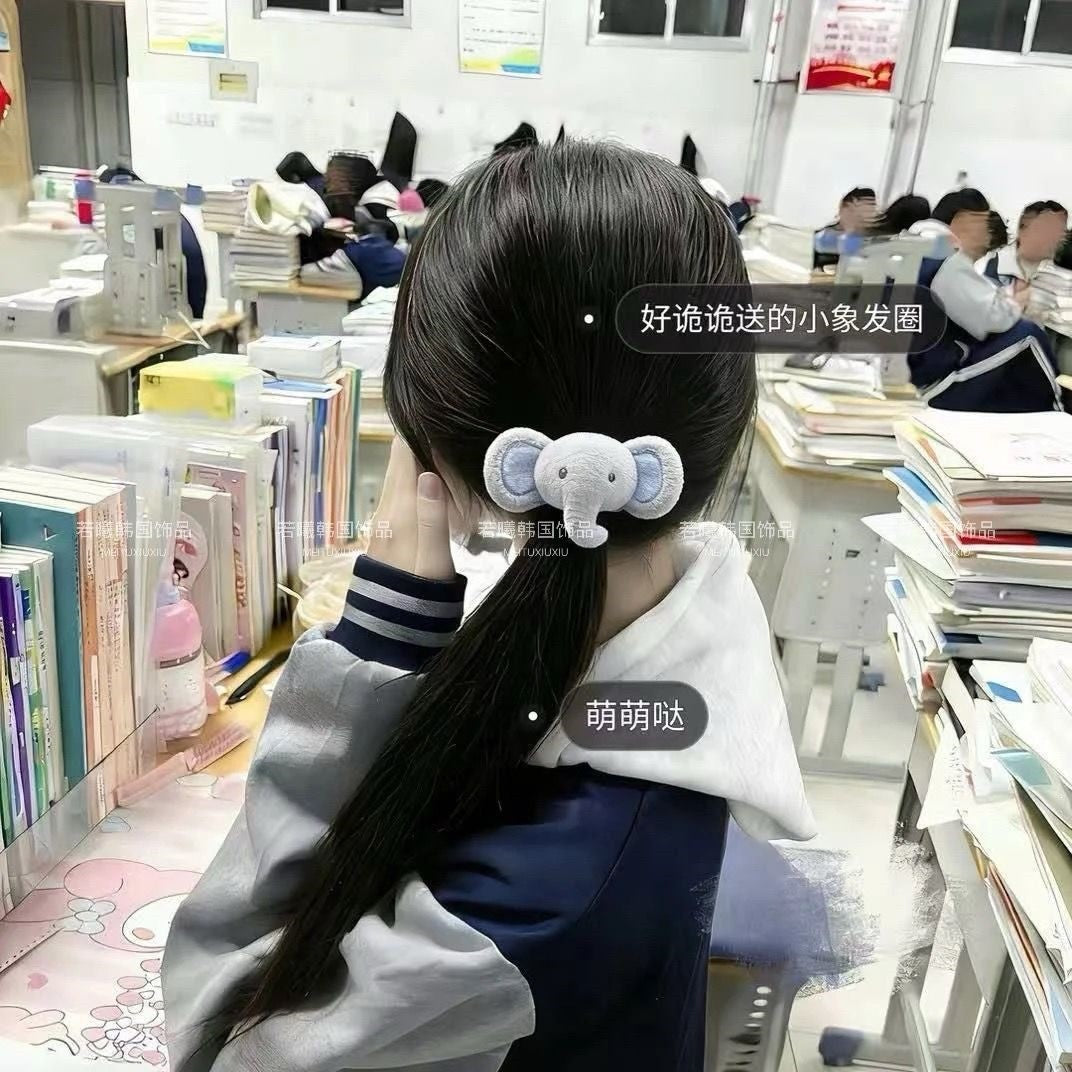 小红书小黄鸡发绳少女心马尾发圈创意设计炸头发发饰合集萌系头绳