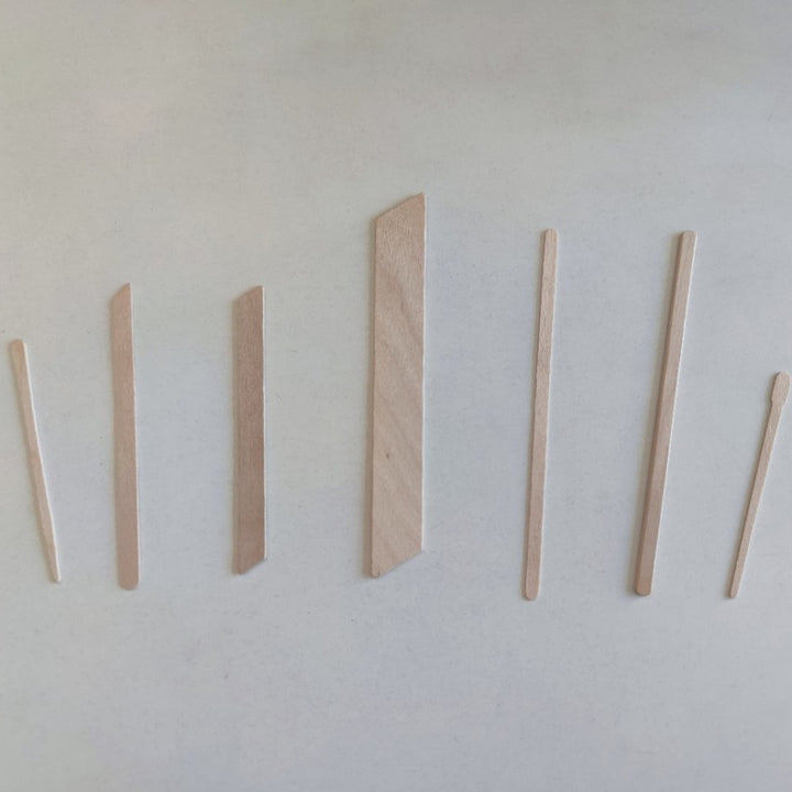 Wooden Wax Applicator Sticks 50 pc – Disposable Tongue Depressor Wax Spatulas for Hair Removal
