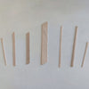 Wooden Wax Applicator Sticks 50pc – Disposable Tongue Depressor Wax Spatulas for Hair Removal