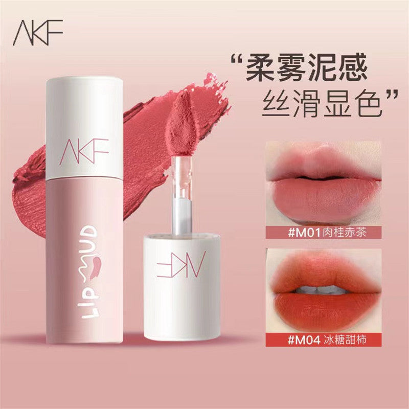 AKF唇泥唇釉显白口红平价学生秋冬小众品牌唇膏唇彩雾感唇妆多色