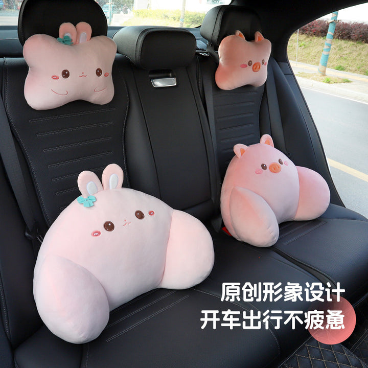 Car Neck Pillow All Season Universal Waist Support Cute