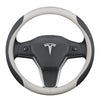 专用于Tesla特斯拉方向盘套真皮特斯拉Model3 Model Y翻毛皮把套