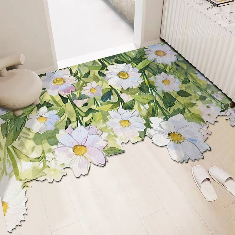 Modern Minimalist Entryway Door Mat Home Entryway Special Leather Door Mat Waterproof Non Slip