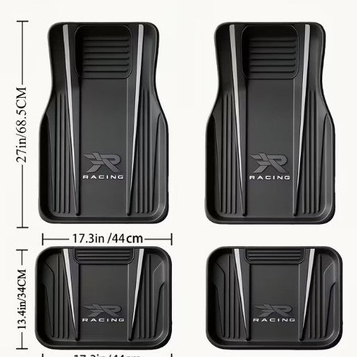 TEMUVintage Nordic Car Foot Mat Carpet 4 Piece Set Stain Resistant Floor Mat TEMUFoot Mat Wholesale