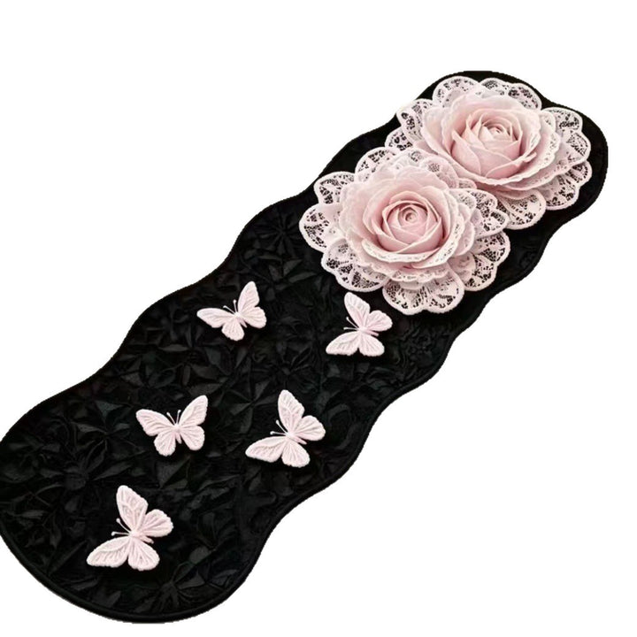 3 d Elegant Living Room Kitchen Entryway Bedroom Floor Mat Stain Resistant Foot Mat