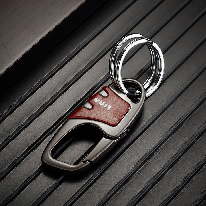 New Car Keychain Unisex Hang Keychain Stainless Steel Key Hanging Decor Couple Gift