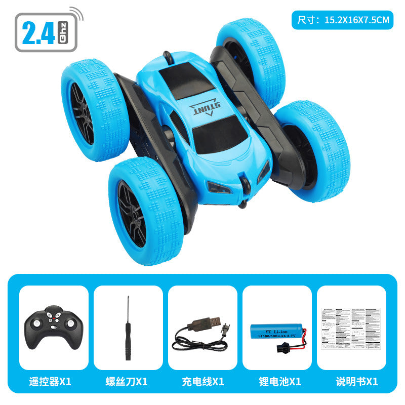 玩具翻滚特技翻斗车360度遥控车越野汽车儿童男孩RC car toys