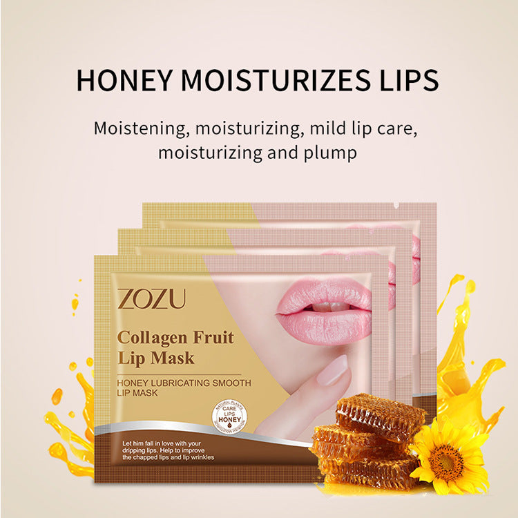 Collagen Moisturizing Lip Mask Patches – Anti-Crack Lip Line Fading Lip Care Treatment