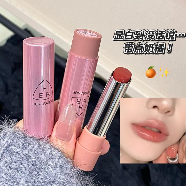HERORANGE~光韵菁润镜面口红水光嘟嘟唇不易掉色韩系显嫩跨境唇釉