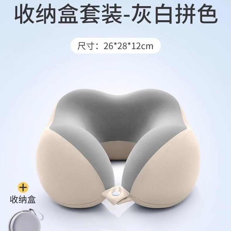 记忆棉U型枕旅行护颈枕飞机睡觉枕头脖枕颈椎脖子靠枕便携式U形枕