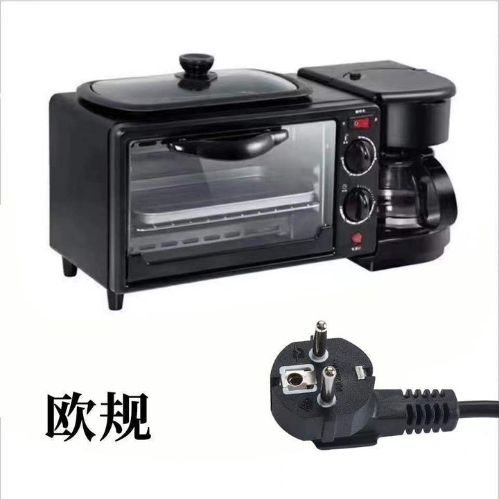 跨境三合一多功能家用美规110V220V早餐机多士炉迷你烤箱外贸批发