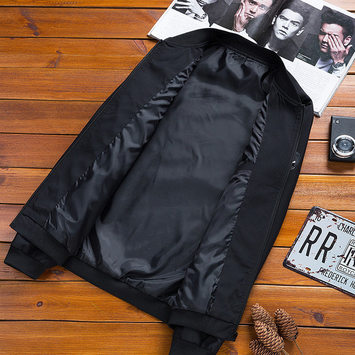 Men's Spring Korean Style Slim Fit Jacket Men Youth Plus Size Men