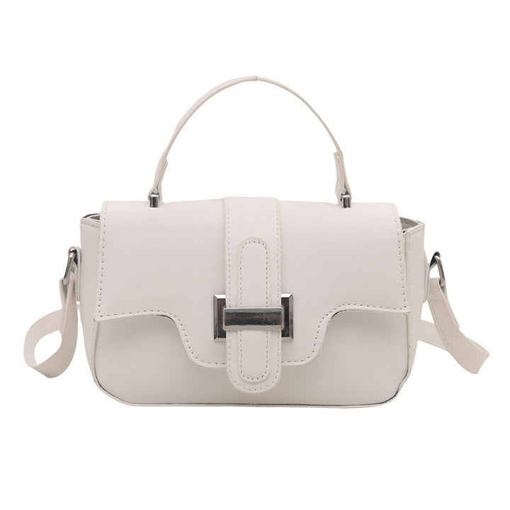 Korean Style Minimalist Small Square Bag – Belt Buckle Crossbody Shoulder Bag