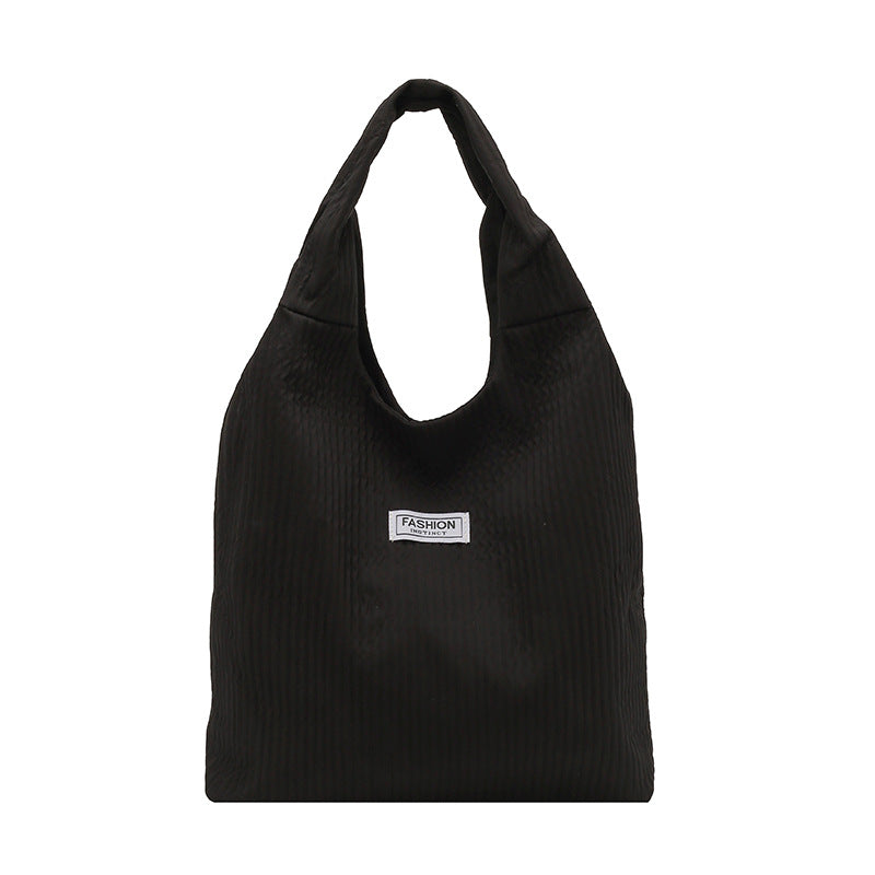 Spring New Minimalist Large Shoulder Bag – Korean Retro Single Shoulder Bag
