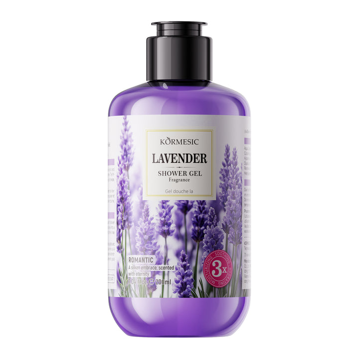 KORMESIC全英文薰衣草香氛沐浴露系列Shower Gel跨境厂家批发