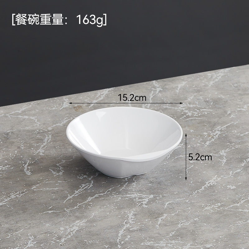 自助选现炒快餐称重菜盘商用套装学校食堂密胺餐具汤碗碟托盘